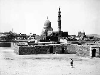 Mosquée de Qaytbay, Le Caire, vers 1880
